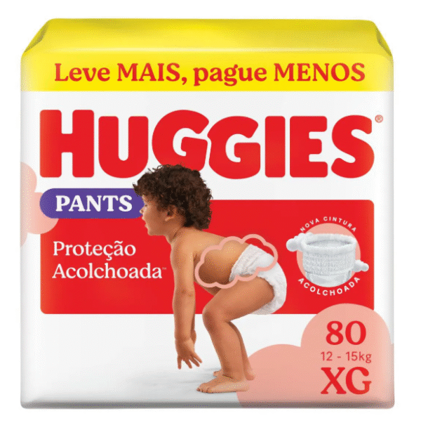 Fralda Huggies Supreme Care Roupinha XG 80 Unidades