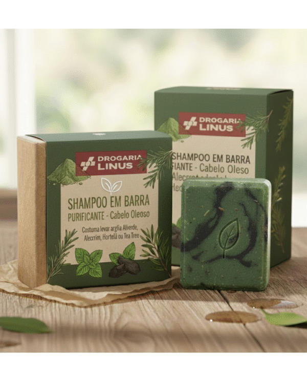 Shampoo Em Barra Purificante Para Cabelos Oleosos
