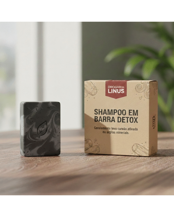 Shampoo em barra detox - Drogaria Linus