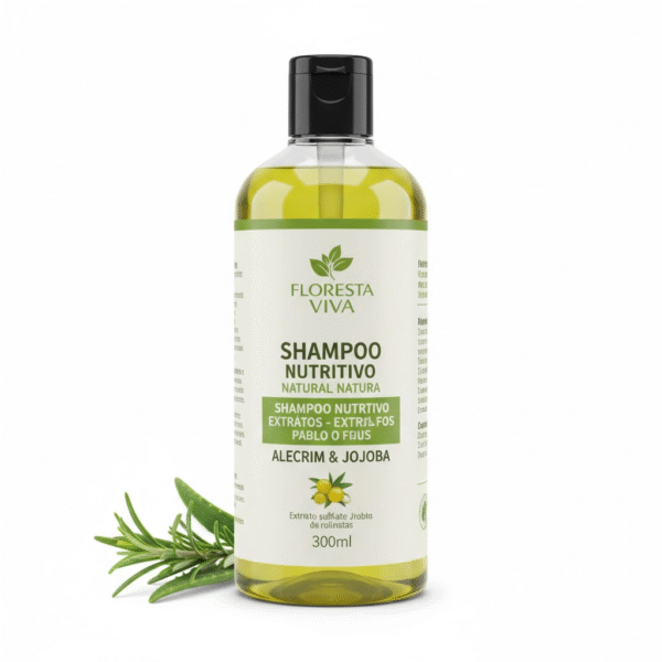 Shampoo Nutritivo Floresta Viva Alecrim & Jojoba