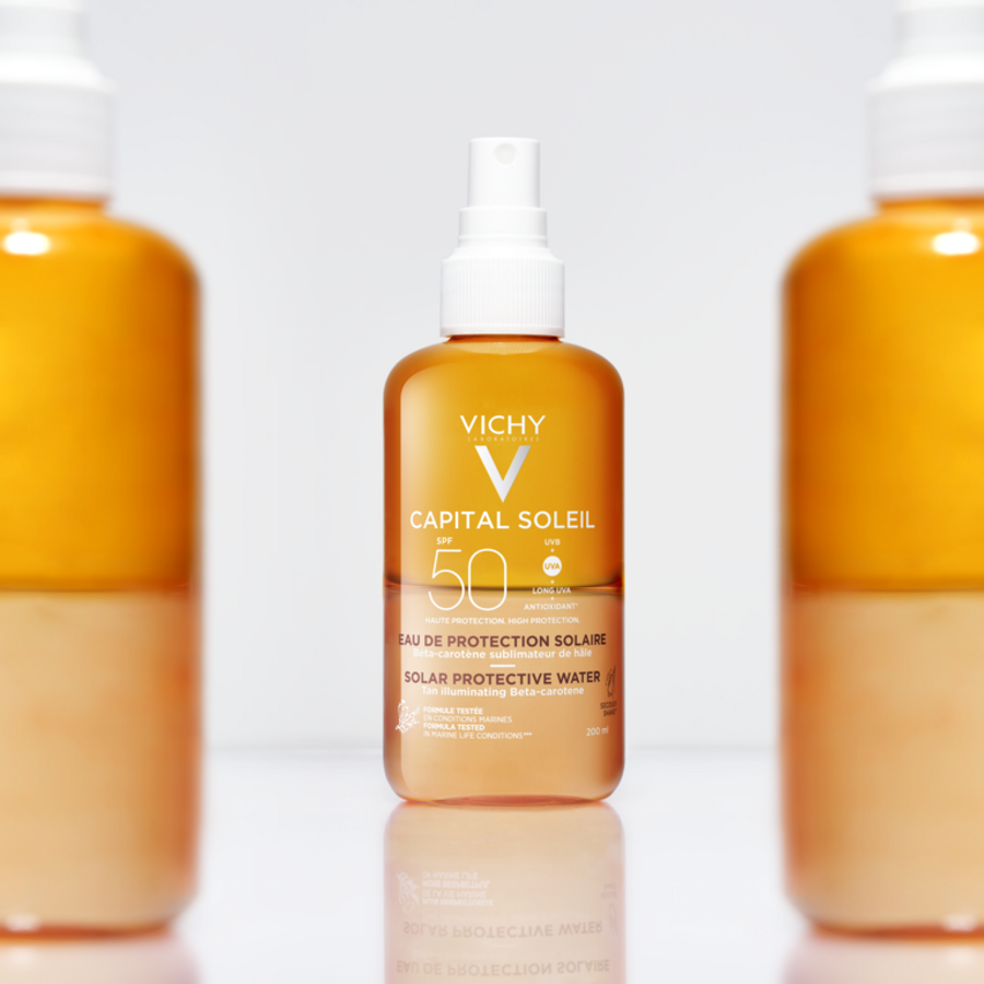 CAPITAL SOLEIL- SPF50 Eau Protection solaire Hâle sublimé, 200ml - Imagem 4