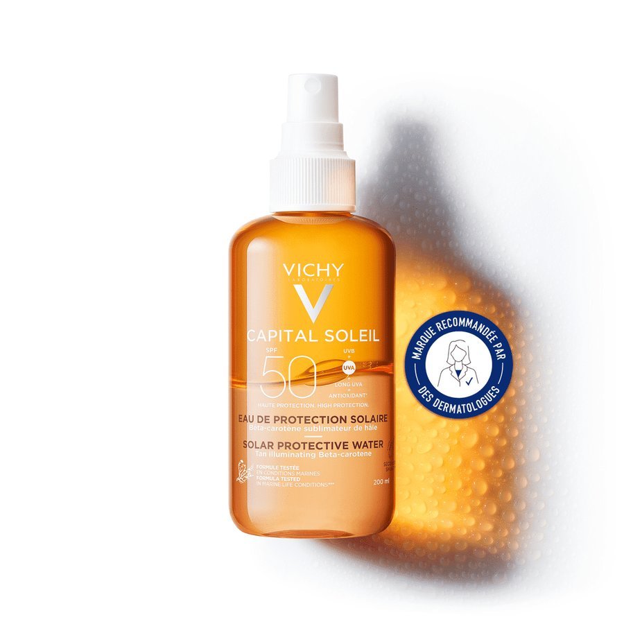 CAPITAL SOLEIL- SPF50 Eau Protection solaire Hâle sublimé, 200ml - Imagem 2