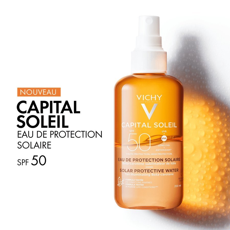 CAPITAL SOLEIL- SPF50 Eau Protection solaire Hâle sublimé, 200ml - Imagem 3