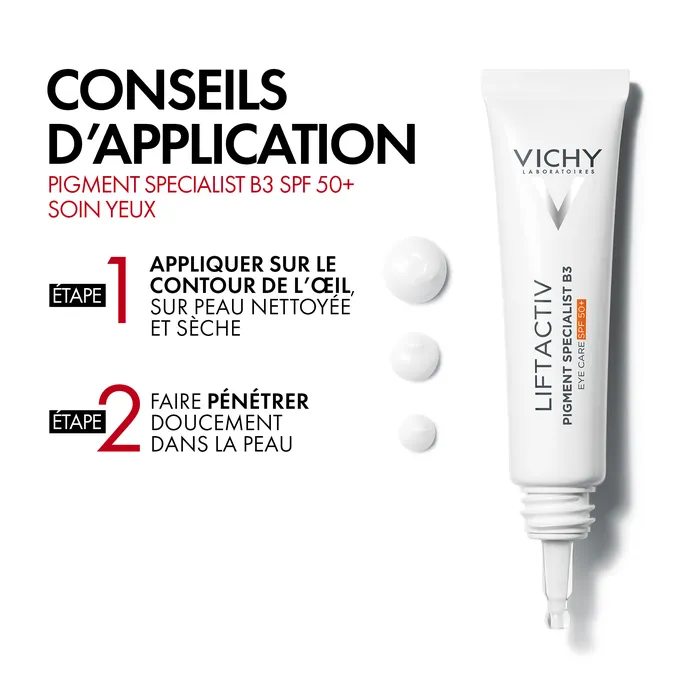 LIFTACTIV PIGMENT SPECIALIST B3 - SPF50+ Soin Yeux Anti-taches, 15ml - Imagem 3